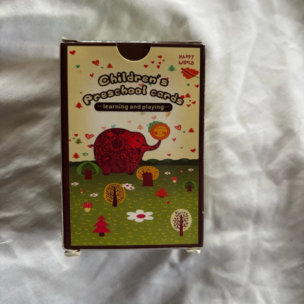 Happy World Children's Learning Preschool Cards